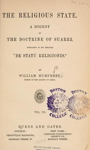 Tapa de The religious state
