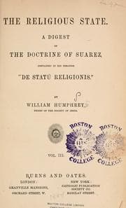 Tapa de The religious state