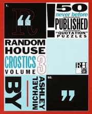 Tapa de Random House Crostics, Volume 3 (Other)
