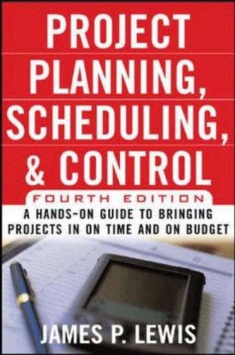 Tapa de Project planning, scheduling, and control