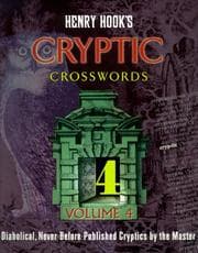 Tapa de Henry Hook's Cryptic Crosswords, Volume 4 (Other)