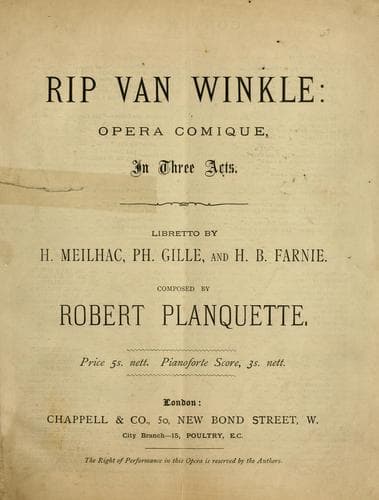 Tapa de Rip van Winkle