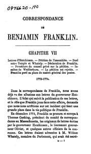 Tapa de Correspondance