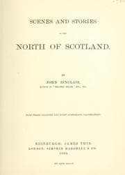Tapa de Scenes and stories of the North of Scotland