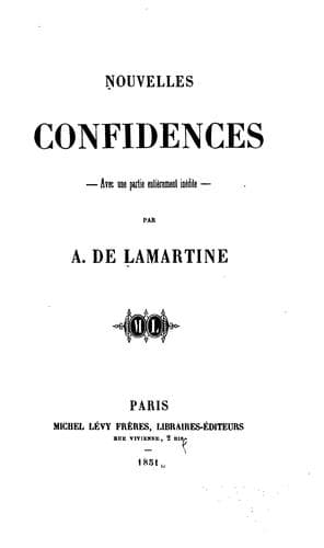 Tapa de Nouvelles confidences: avec une partie entièrement inédite