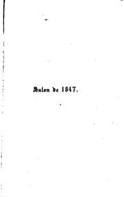 Tapa de Le Salon de 1847: précédé d'une lettre à Firmin Barrion