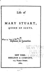 Tapa de Life of Mary Stuart, Queen of Scots