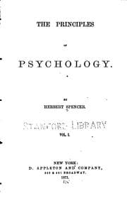 Tapa de The Principles of Psychology