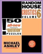 Tapa de Random House Crostics, Volume 6 (Other)