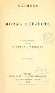 Tapa de Sermons on moral subjects