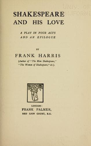 Tapa de Shakespeare and his love