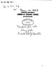 Tapa de Graded List of Books for Children