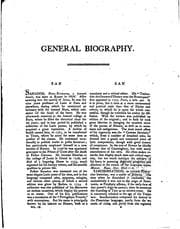 Tapa de General Biography: Or, Lives, Critical and Historical, of the Most Eminent Persons of All Ages ...