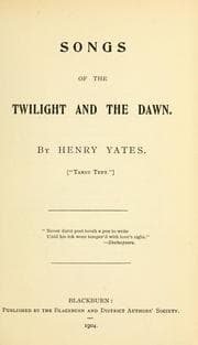 Tapa de Songs of the twilight and the dawn