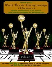 Tapa de World Puzzle Championships Omnibus, Volume 1 (Other)