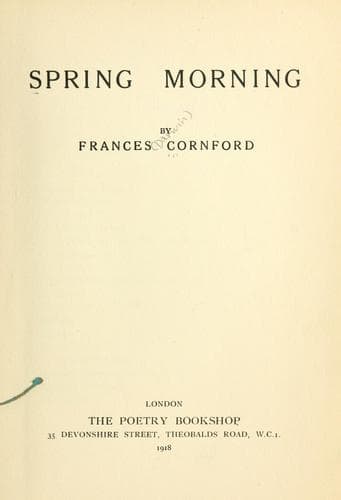 Tapa de Spring morning
