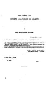 Tapa de Reglamento General de Policía de la provincia de Buenos Aires: Publicación oficial