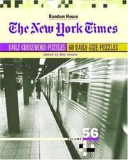 Tapa de New York Times Daily Crossword Puzzles, Volume 56