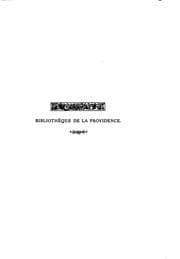 Tapa de Bibliothèque de la Providence: Catalogue of the French Hospital