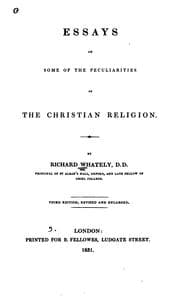 Tapa de Essays on Some of the Peculiarities of the Christian Religion