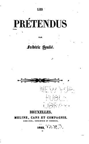 Tapa de Les Prétendus