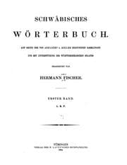 Tapa de Schwäbisches Wörterbuch: Auf Grand der von Adelbert V. Keller begonnenen ..