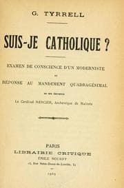 Tapa de Suis-je catholique? Examen de conscience d'un moderniste