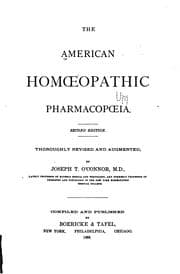 Tapa de The American homoeopathic pharmacopoeia