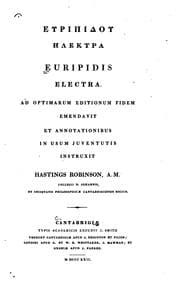 Tapa de Euripides Electra