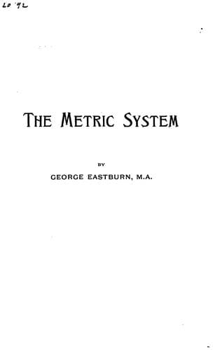 Tapa de The Metric System