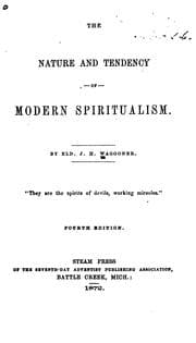 Tapa de The Nature and Tendency of Modern Spiritualism