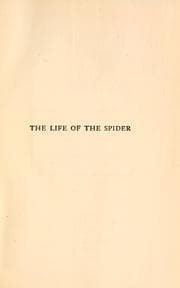 Tapa de The Life of the Spider