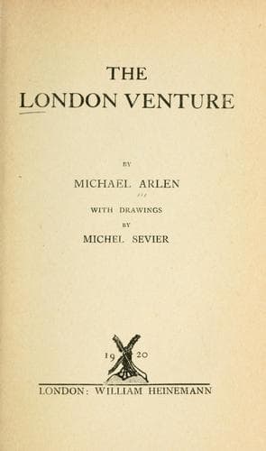 Tapa de The London venture