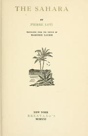 Tapa de The Sahara