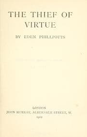 Tapa de The thief of virtue