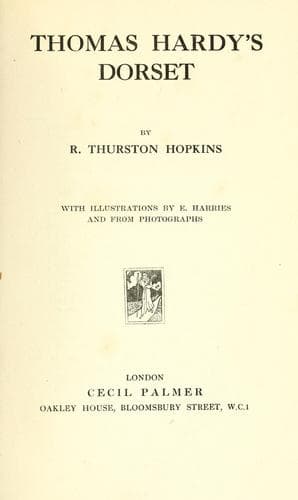 Tapa de Thomas Hardy's Dorset