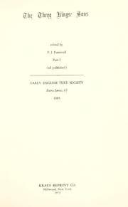 Tapa de The three king's sons