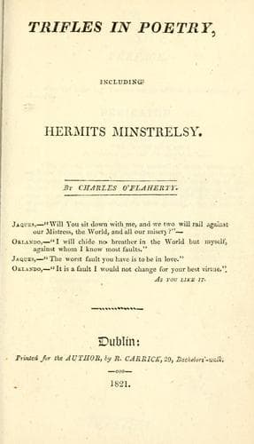 Tapa de Trifles in poetry