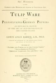 Tapa de Tulip ware of the Pennsylvania-German potters