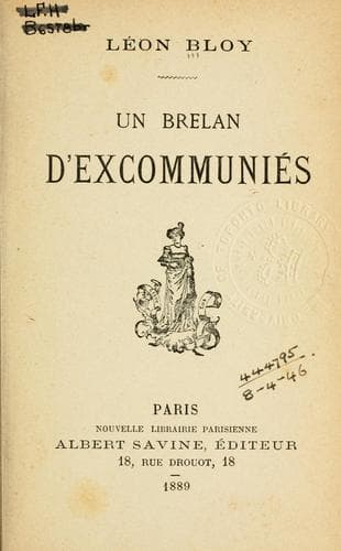 Tapa de Un brelan d'excommuniés