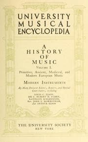 Tapa de University musical encyclopedia