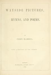 Tapa de Wayside pictures, hymns, and poems