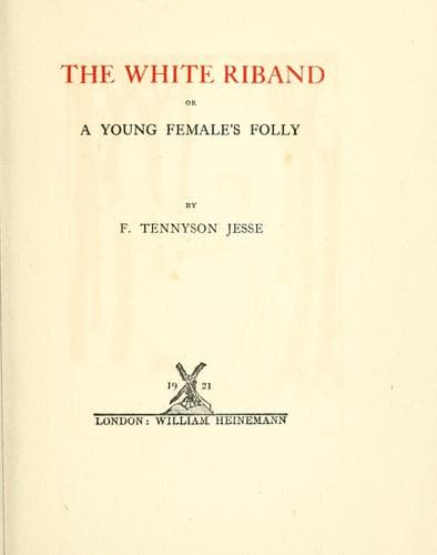 Tapa de white riband