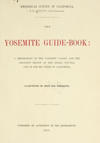 Tapa de The Yosemite Guide-Book