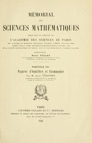 Tapa de Figures d'âequilibre et cosmogonie