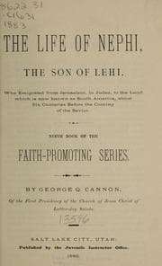 Tapa de The life of Nephi, the son of Lehi