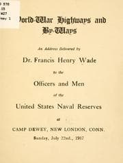 Tapa de World-war highways and by-ways