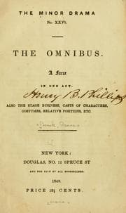 Tapa de The omnibus
