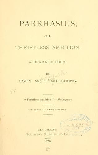 Tapa de Parrhasius
