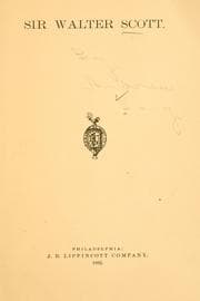 Tapa de Sir Walter Scott